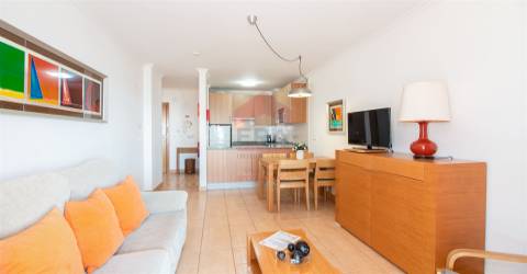 Apartamento T1 em monte gordo para ferias com vista mar com ar condicionado e garagem