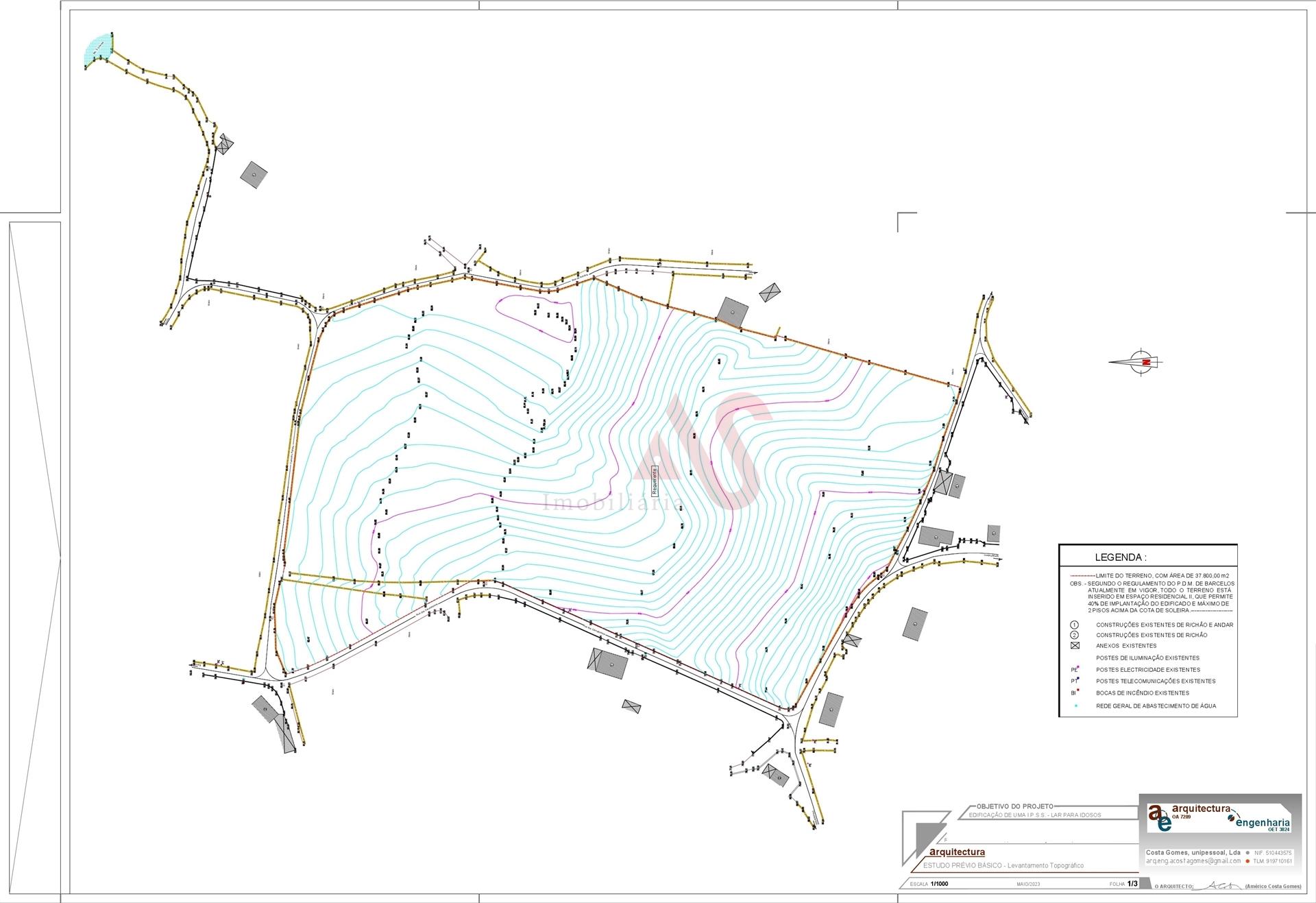 Terreno com 39700 m2 em Fragoso, Barcelos