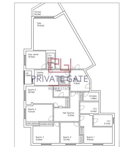 Apartamento T5+1  Foz do Douro