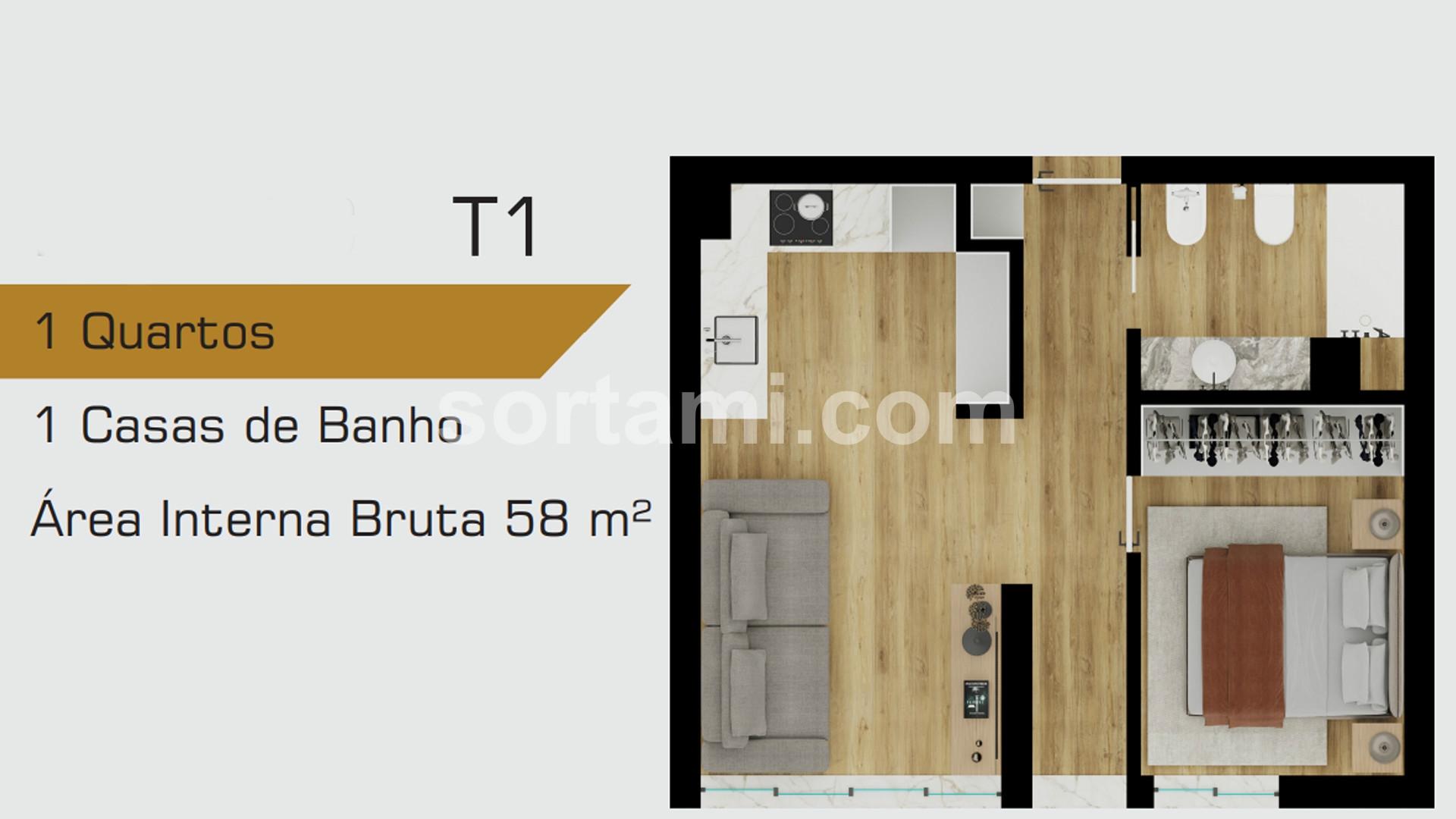 Apartamento T1 Venda em Quarteira,Loulé