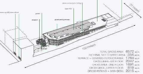 Edifício Escritórios com 6572 m2 -Centro de Porto