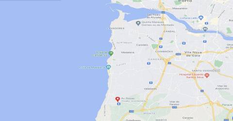 Terreno a 500  mt da praia de Francelos  lote c/ 2293 m2, PIP aprovado p/ 6 Moradias V4,