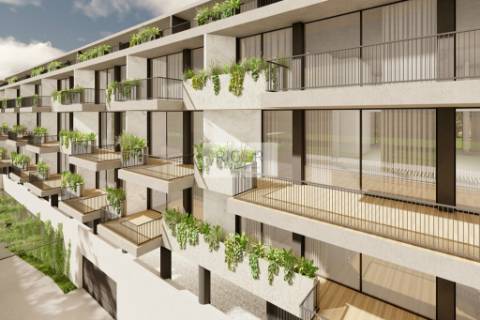 Apartamento T3 novo com varanda à seca do bacalhau