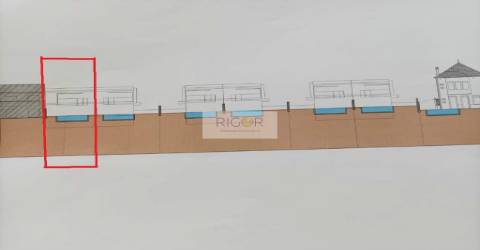 Terreno de 187.20m2 com projeto aprovado para construção de moradia de 2 frentes