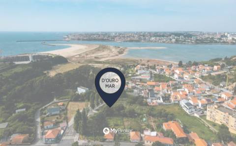 Apartamento T1 com suíte, varanda e lugar de garagem no empreendimento Douro Mar