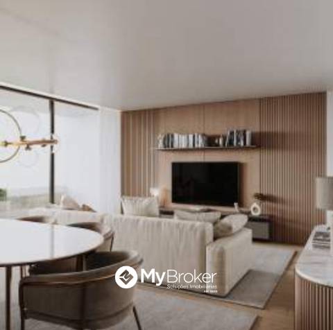 Apartamento T1 com suíte, varanda e lugar de garagem no empreendimento Douro Mar