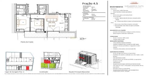 T2 Paranhos, com varanda de 14.3 m2.