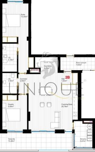 Apartamento T2 nas Barrocas