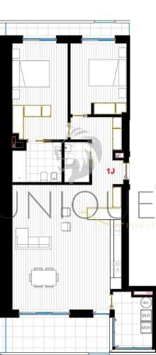 Apartamento T2 em início de construção nas Barrocas