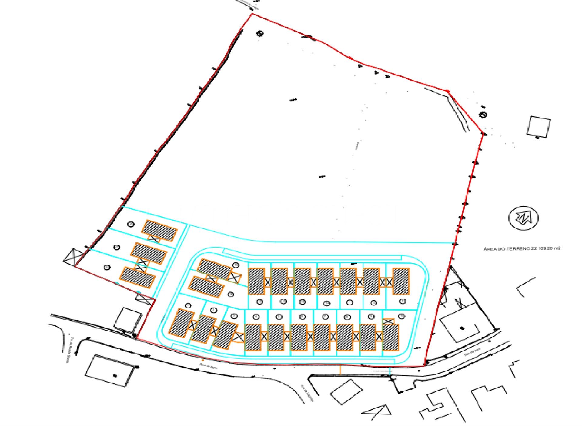 Terreno c/ Projeto p/ 22 Moradias Individuais - Lodares, Lousada