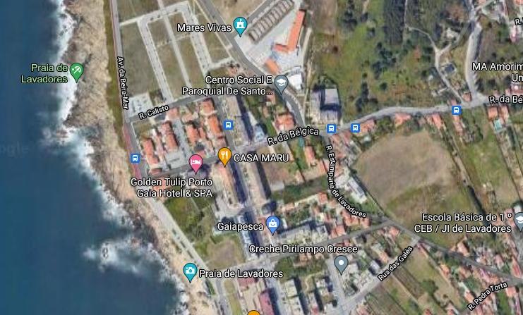 Terreno para construção a 500m da praia, em Canidelo