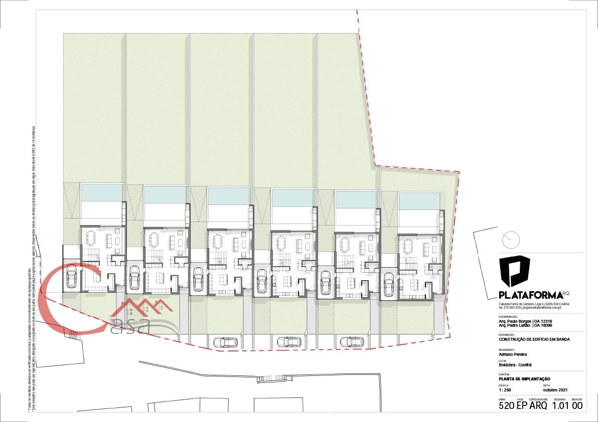 Terreno Para Construção T4 Venda em Boidobra,Covilhã