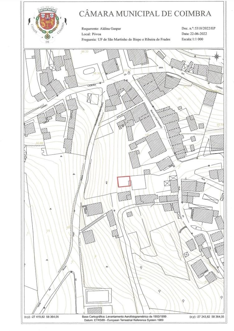 Terreno Urbano para construção em Coimbra.