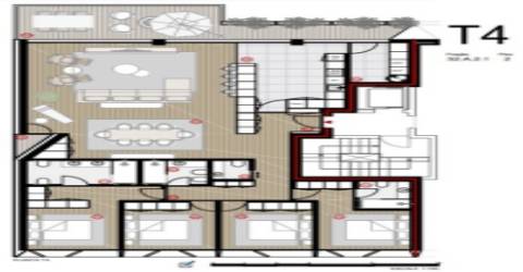 Apartamento t4 - vila nova de gaia - canidelo