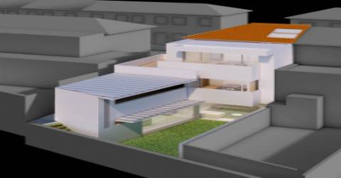 Moradia T5 com 3 frentes para reconstrução integral e ampliação até 350MT2