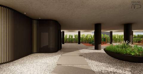 T5 com terraço para o rio Douro inserido no condomínio Leaving Sea