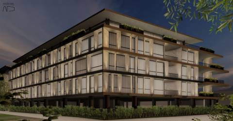 T5 com terraço para o rio Douro inserido no condomínio Leaving Sea