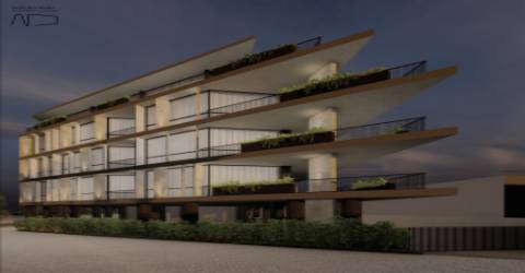 T5 com terraço para o rio Douro inserido no condomínio Leaving Sea