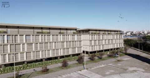 T5 com terraço para o rio Douro inserido no condomínio Leaving Sea