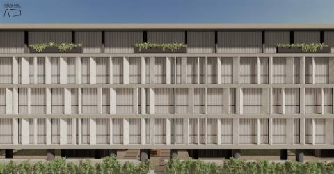 T5 com terraço para o rio Douro inserido no condomínio Leaving Sea