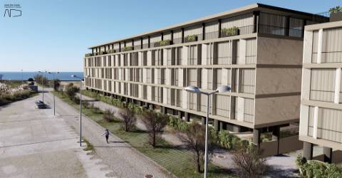 T4 com varanda para o rio Douro inserido no condomínio Leaving Sea