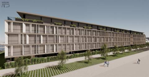 T4 com varanda para o rio Douro inserido no condomínio Leaving Sea