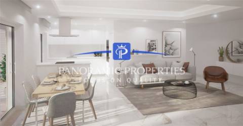 Apartamento de quatro quartos de luxo e estilo moderno em construção