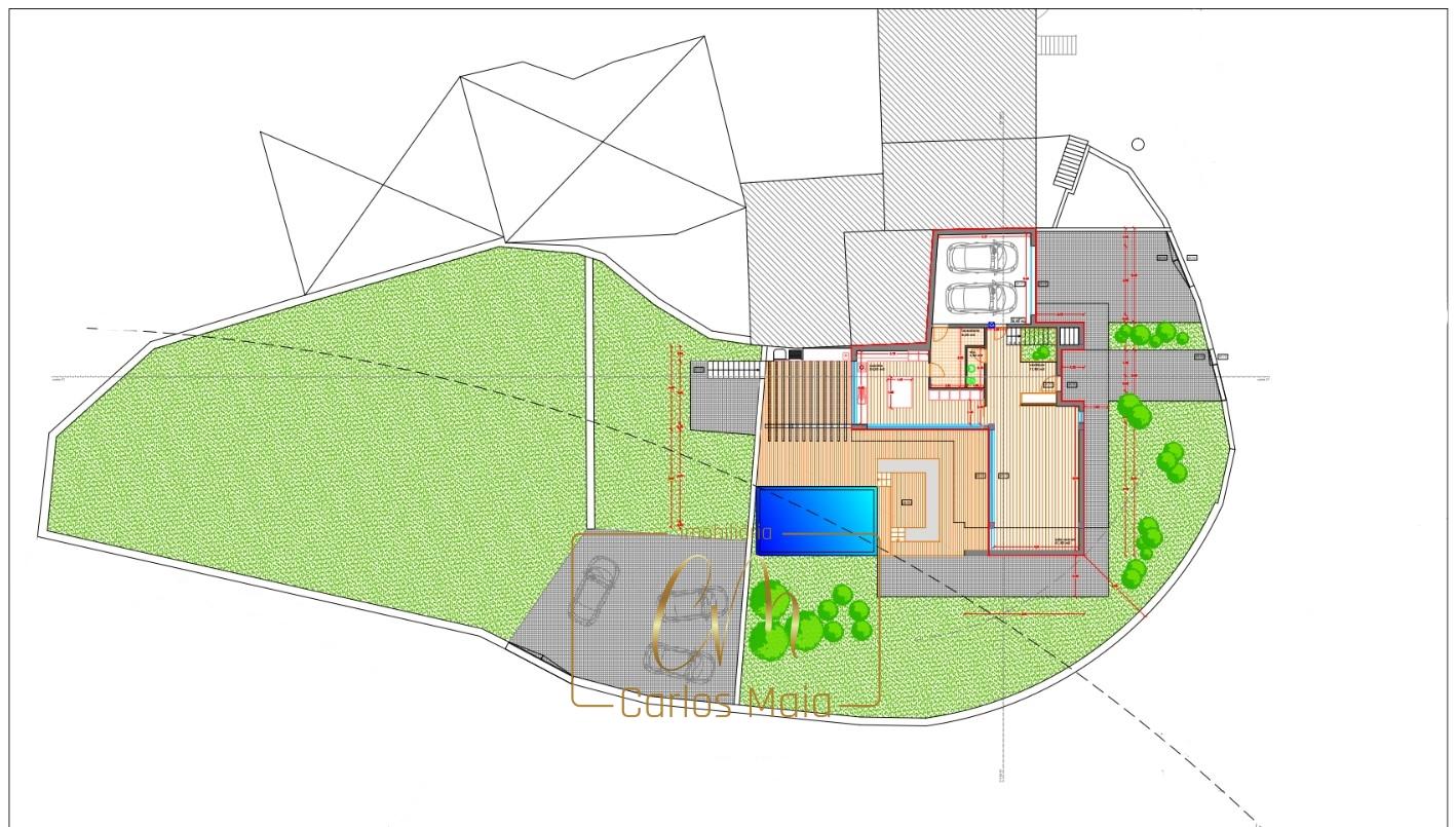 Lote de terreno para construção, com 1200m2