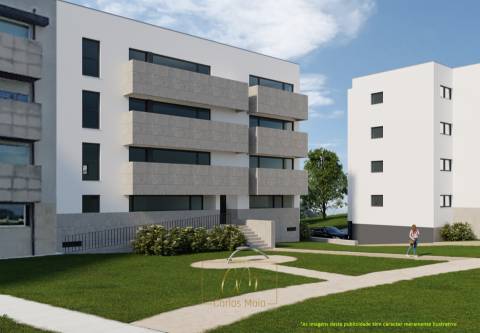 Apartamentos T3 com garagem para 2 carros em fase final de construção