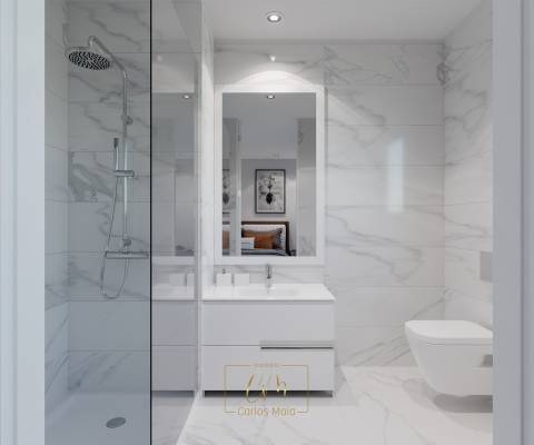 Apartamentos T3 com garagem para 2 carros em fase final de construção