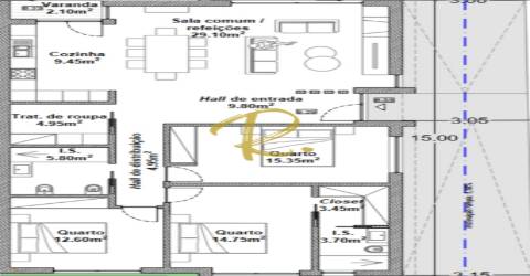 Moradia Térrea T3 na Gafanha de Aquém