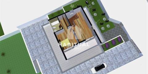 Lote com projeto em Venade