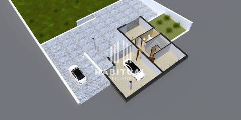 Lote com projeto em Venade