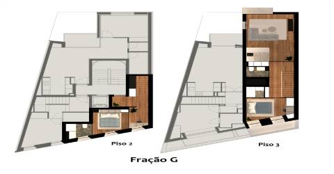 Apartamento T2 Duplex, Novo, em Cedofeita