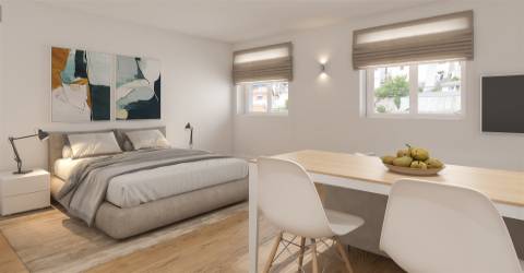 Apartamento T1 ao Jardim do Morro