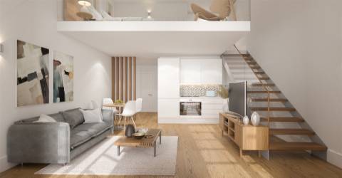 Apartamento T1 ao Jardim do Morro