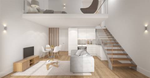 Apartamento Loft ao Jardim do Morro