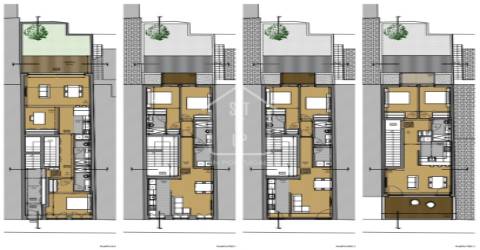 Apartamentos T1+1 e T2 em construção