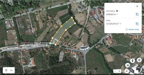 Terreno para construção a 200 m do Hotel Vidago Palace