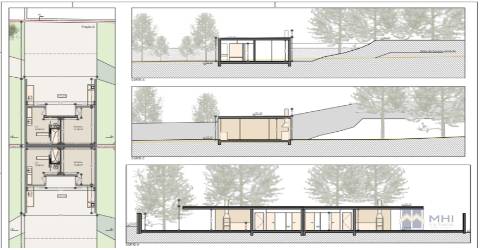 Terreno com projeto  aprovado para construção de duas moradias 2 linha mar