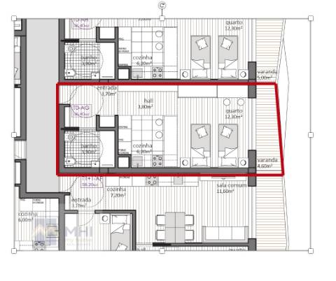 Estúdio T0 Venda em Gandra,Paredes