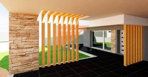 Terreno com projeto aprovado para 3 moradias