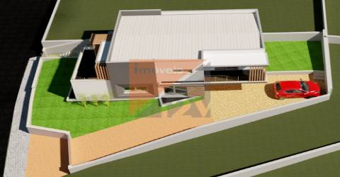 Terreno com projeto aprovado para 3 moradias