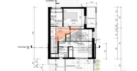 Terreno com projeto aprovado para 3 moradias