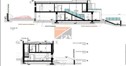 Terreno com projeto aprovado para 3 moradias