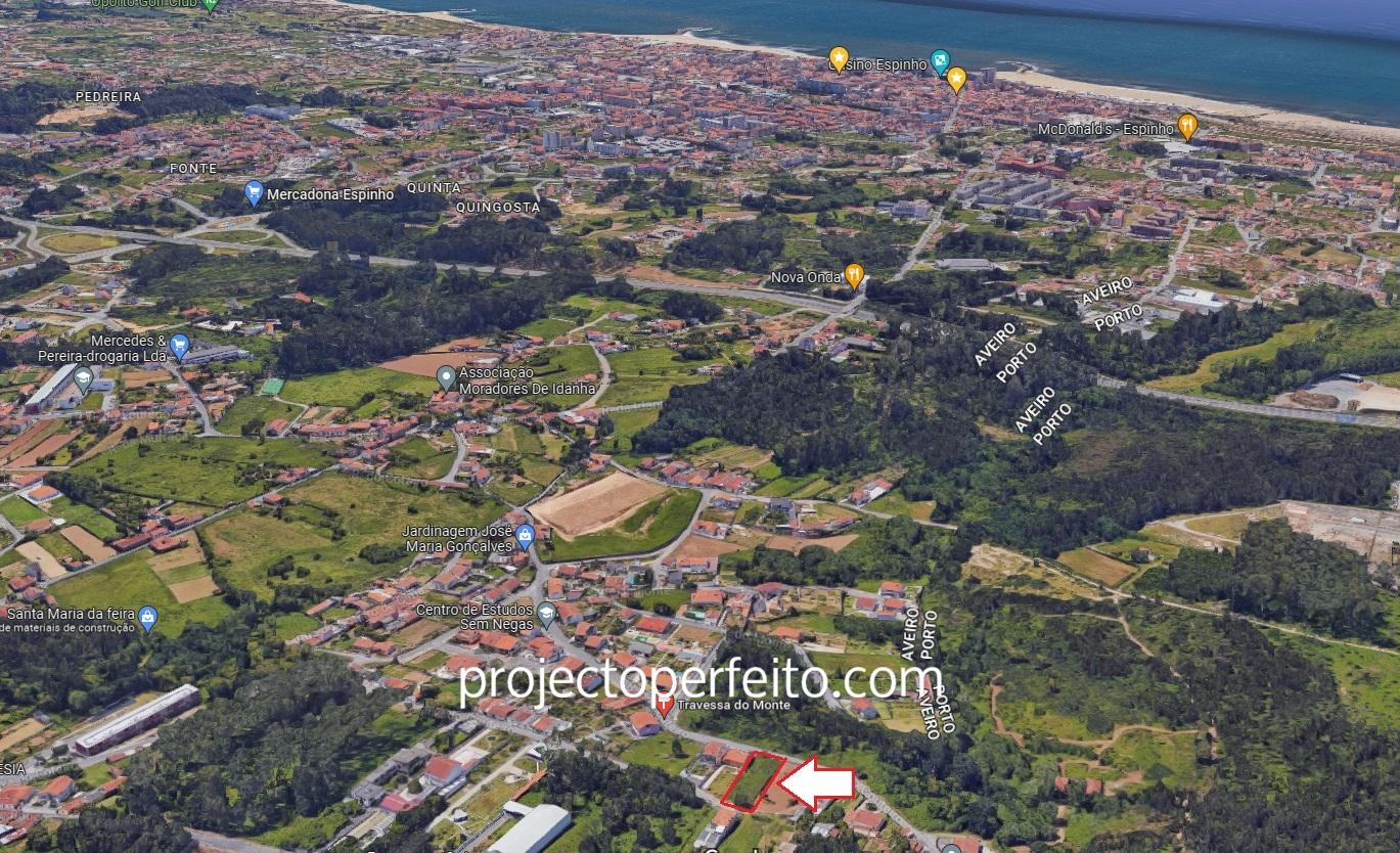 Terreno Para Construção  Venda em Anta e Guetim,Espinho