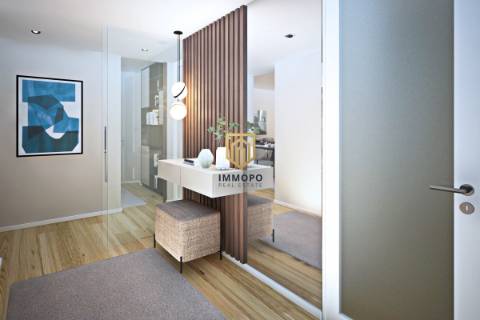 Apartamento T3 novo para venda no centro da Maia, Porto