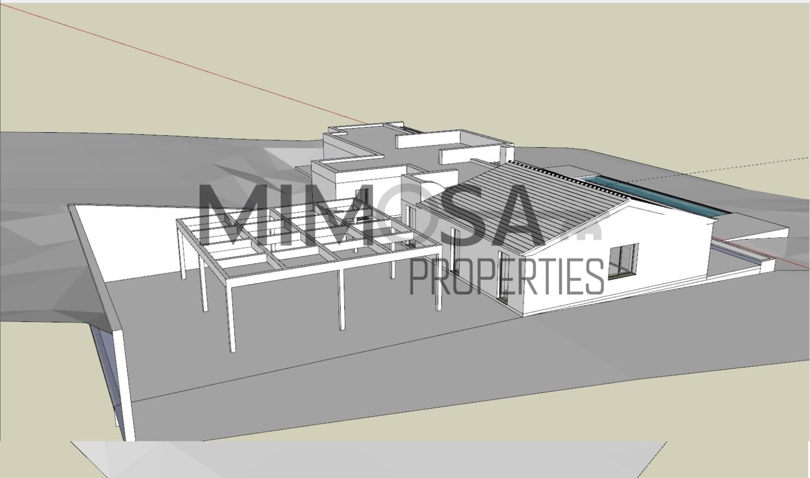 Moradia contemporânea com piscina e terreno amplo em Lagos