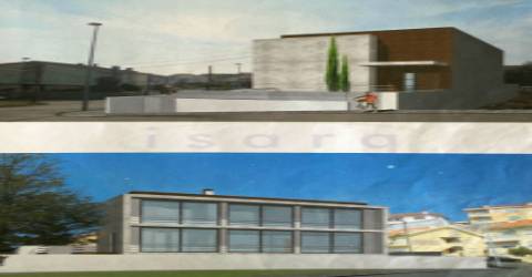 Lote de terreno próximo do metro, com Projecto de Moradia T3 de 3 pisos e 3 frentes.