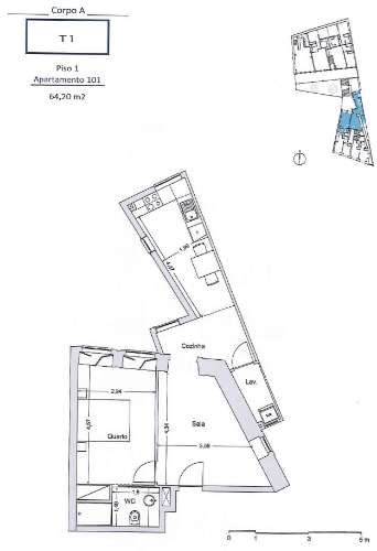 Apartamento T1 Venda em Cedofeita, Santo Ildefonso, Sé, Miragaia, São Nicolau e Vitória,Porto